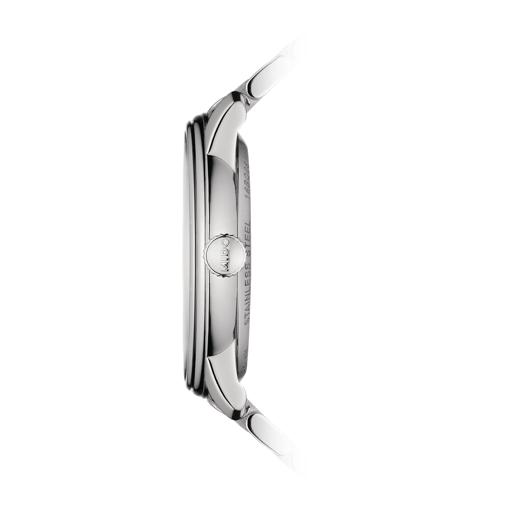 Mido Mido Baroncelli Heritage Lady M027.207.11.010.00, baroncelli швейцария женские часы на браслете нержавеющая сталь боковой вид