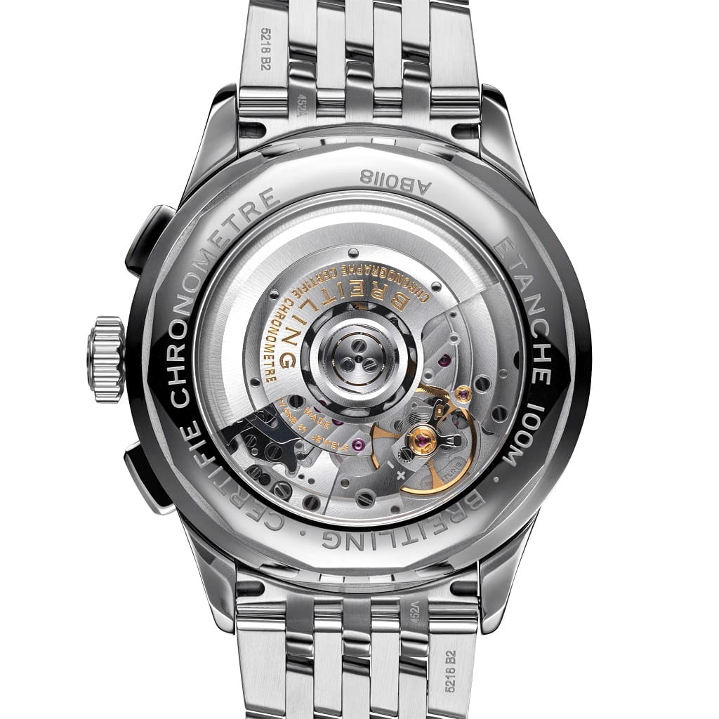 Оригинальные часы Breitling Breitling Premier B01 Chronograph 42 AB0118221C1A1 механические калибр механизма мануфактурный механизм breitling caliber b01 общий вид