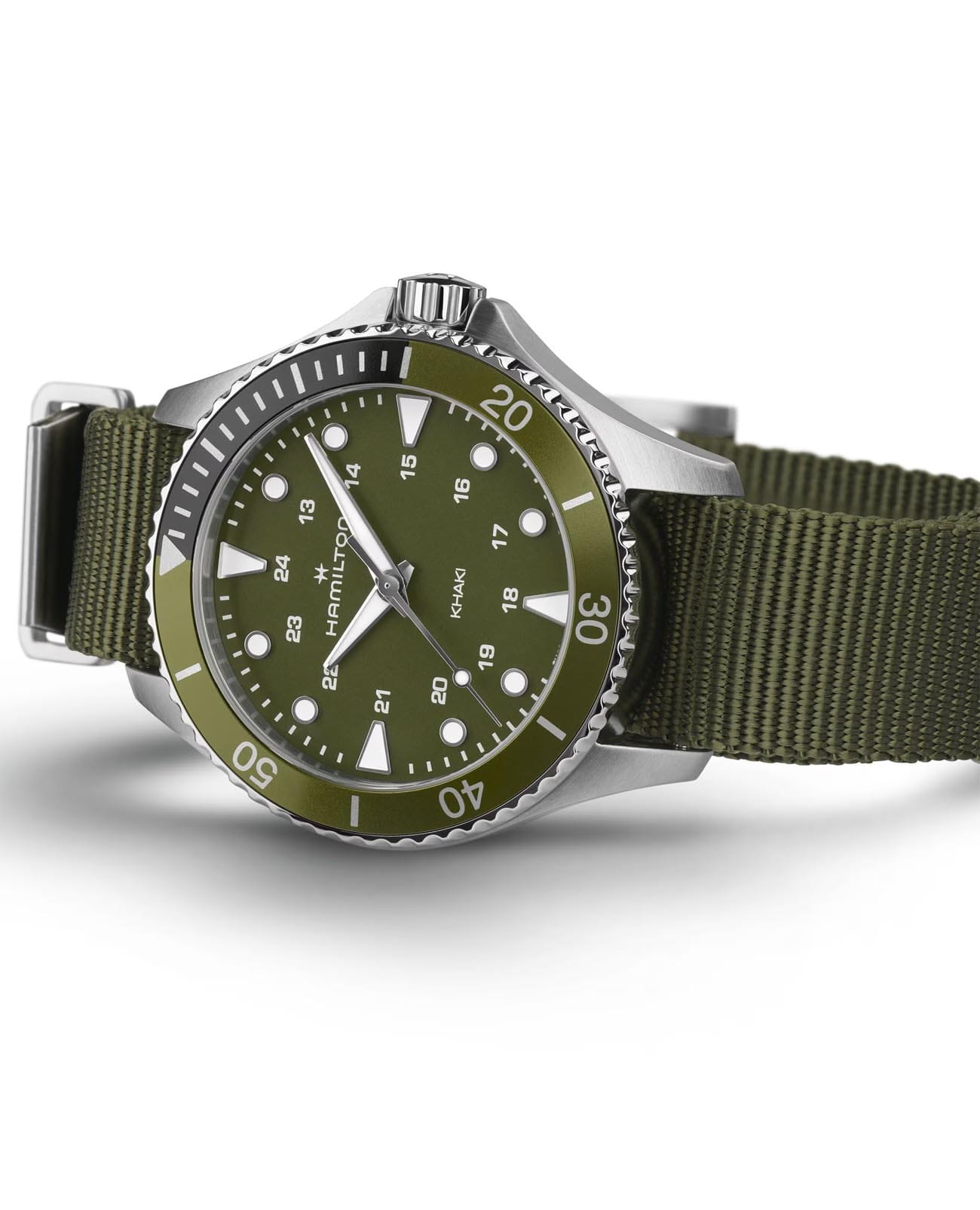 Hamilton Hamilton Khaki Navy Scuba Quartz H82241961  - задняя крышка сталь корпуса, швейцария часы