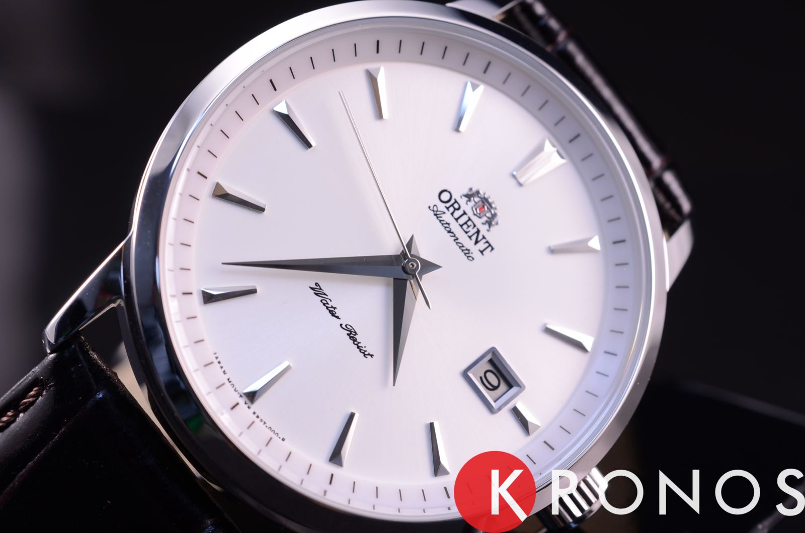 Orient Orient ER27007W (FER27007W), classic automatic япония мужские часы на браслете кожаный боковой вид