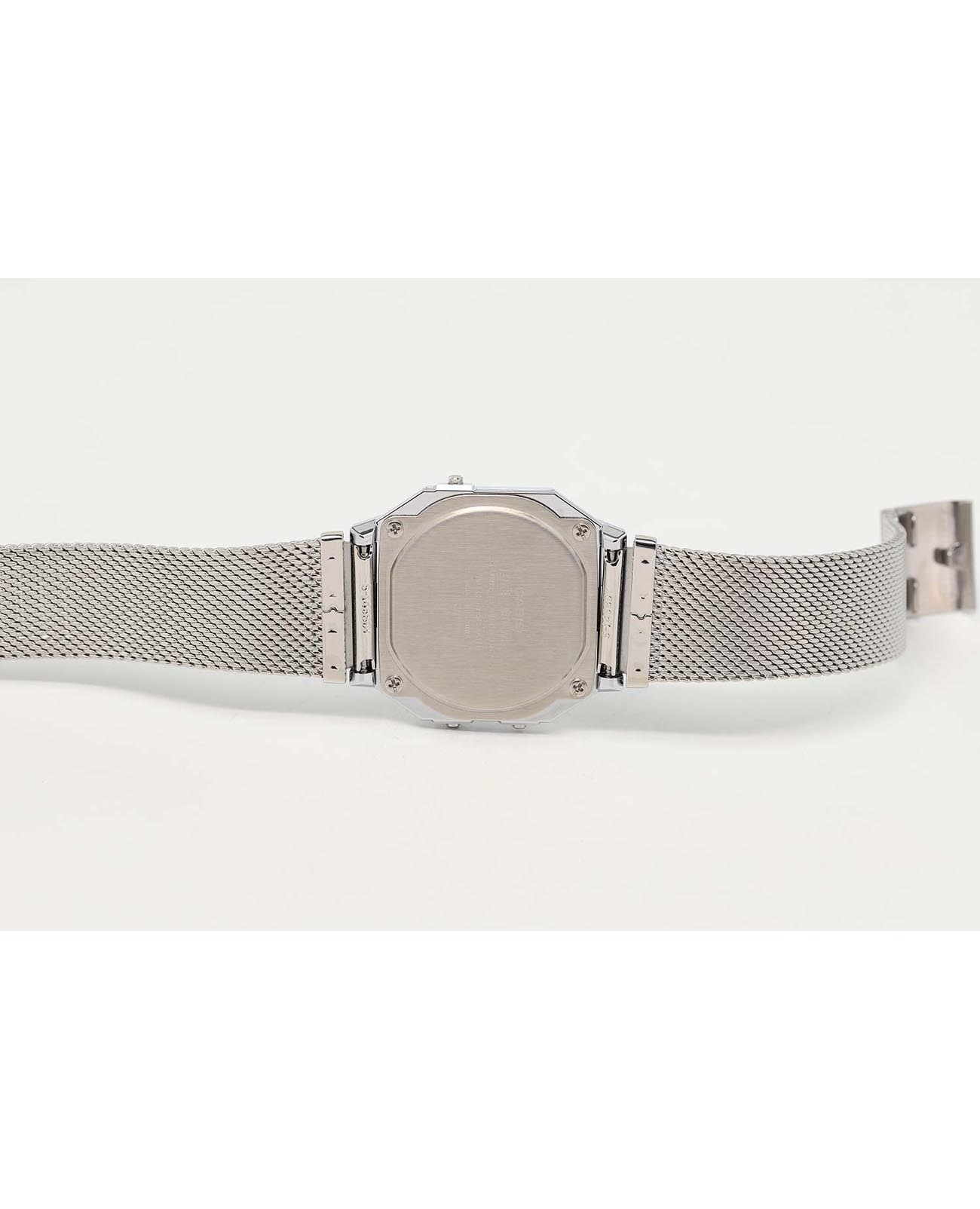 Casio Casio Vintage A700WM-7ADF (A700WM-7A), vintage япония мужские часы на браслете нержавеющая сталь боковой вид