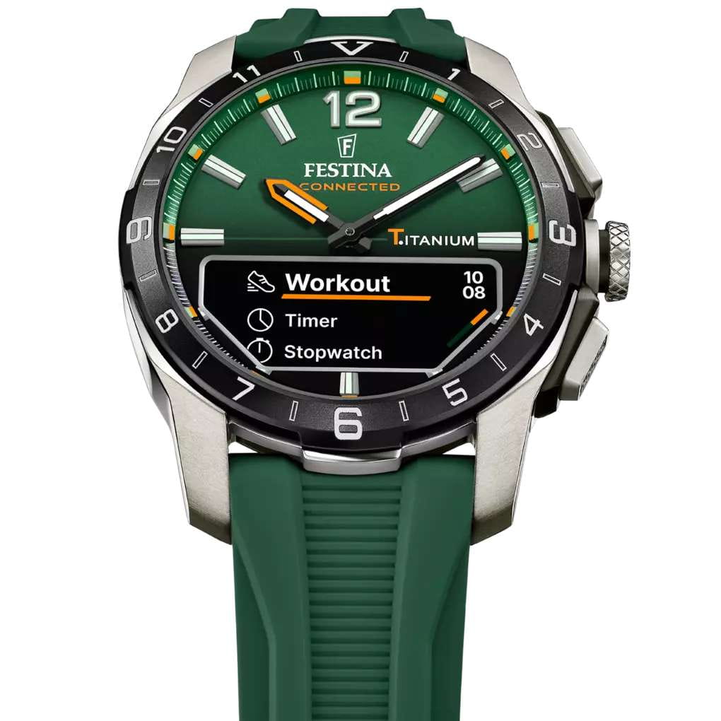 Festina Festina Connected D F23000/2, connected испания мужские часы на браслете силикон боковой вид