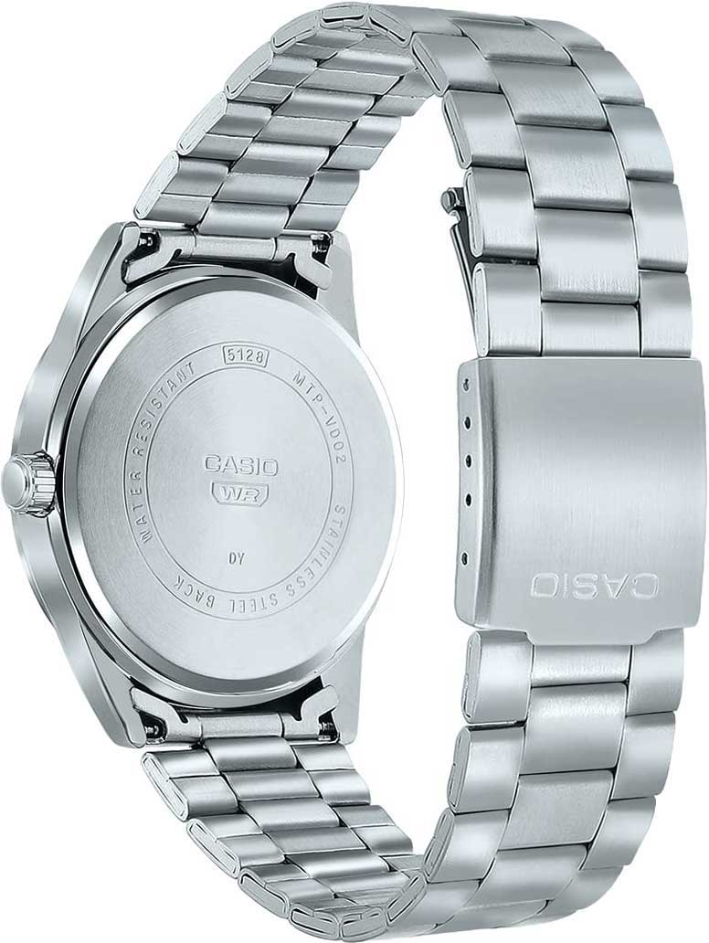 Casio Casio MTP-VD02D-7E, collection япония мужские часы на браслете нержавеющая сталь боковой вид