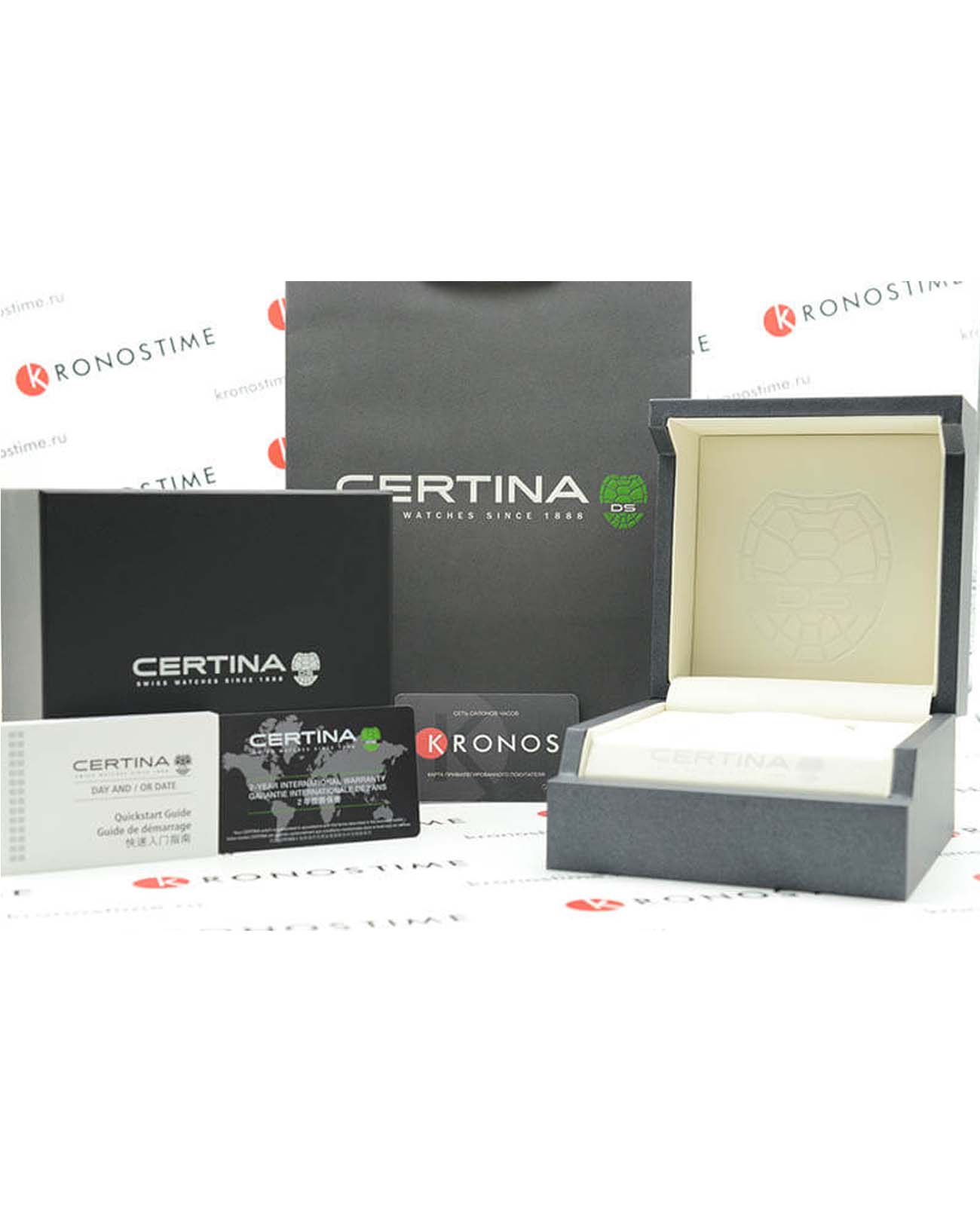 Certina Certina Heritage DS Powermatic 80 C038.407.16.097.00 мужские часы зеленый циферблат на запястье