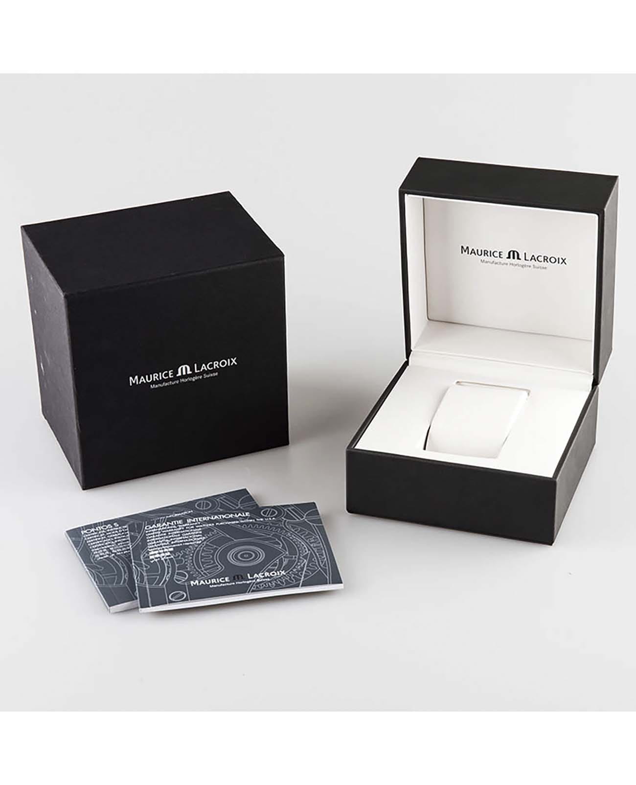 Maurice Lacroix Maurice Lacroix Pontos Chronograph PT6388-SS001-331-1, pontos швейцария мужские часы на браслете кожаный боковой вид