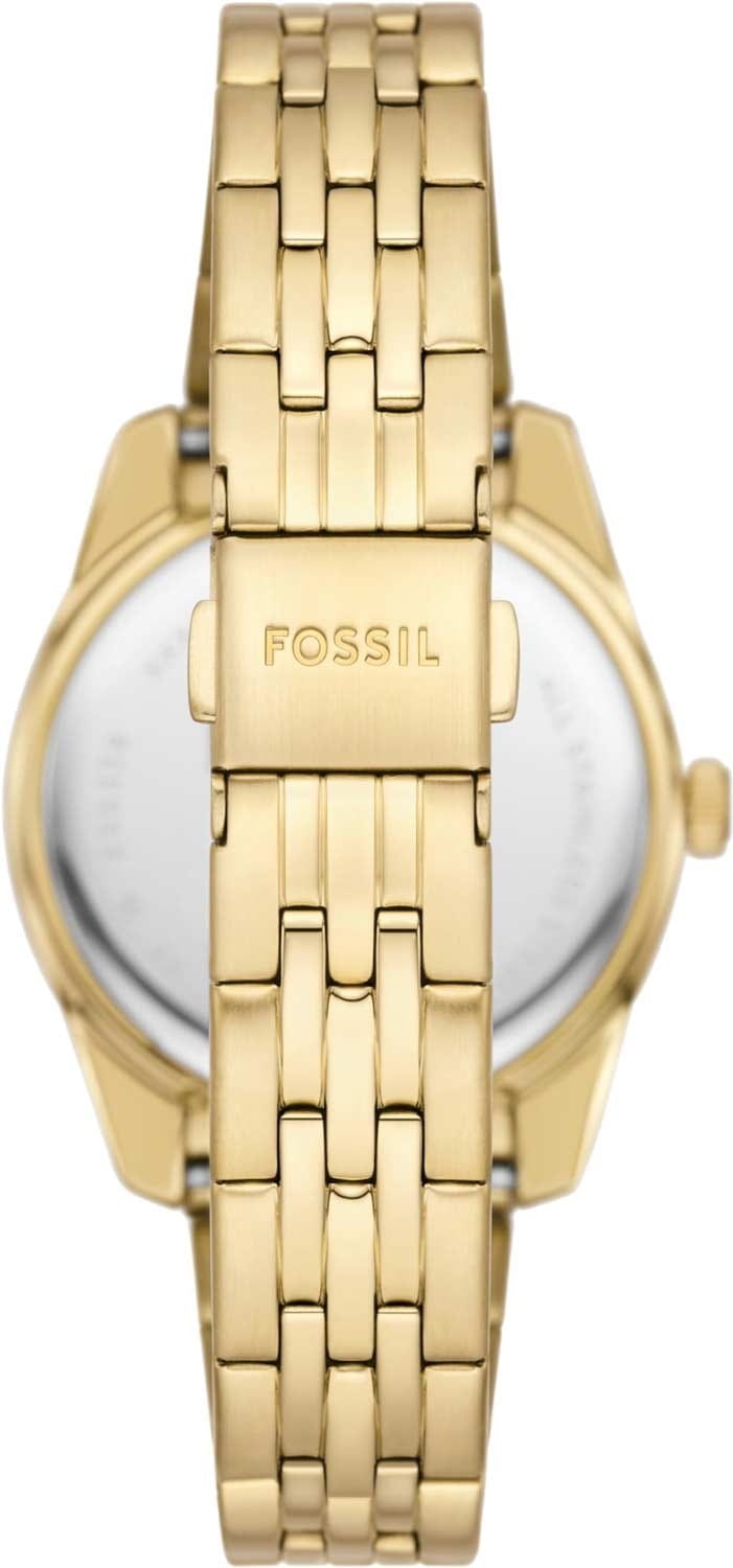 Fossil Fossil Scarlette ES5338 женские часы золотой циферблат на запястье