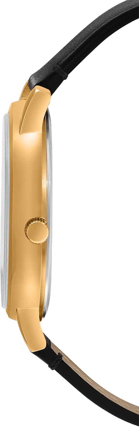 Casio Casio Collection MTP-B120GL-7A, collection япония мужские часы на браслете кожаный боковой вид