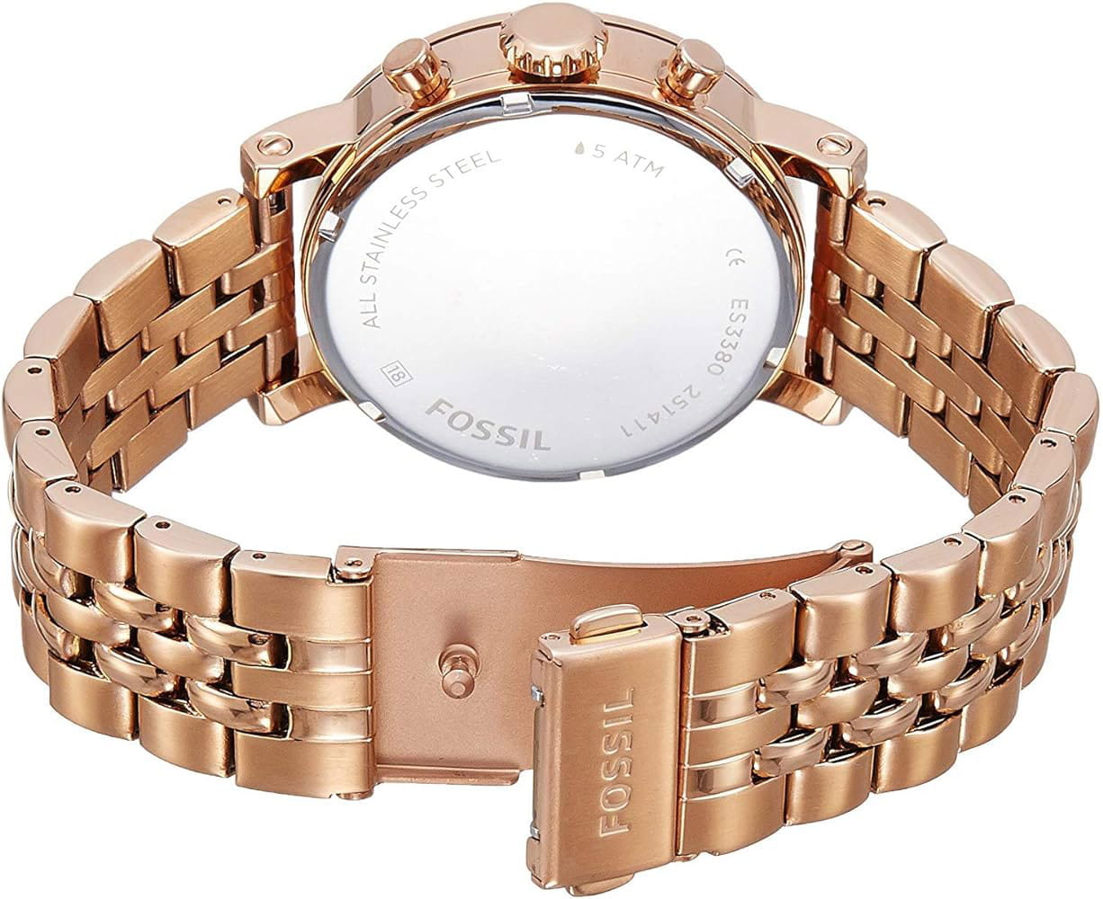 Fossil Fossil Boyfriend Chronograph ES3380 ,  сша женские часы на браслете нержавеющая сталь с pvd-покрытием боковой вид