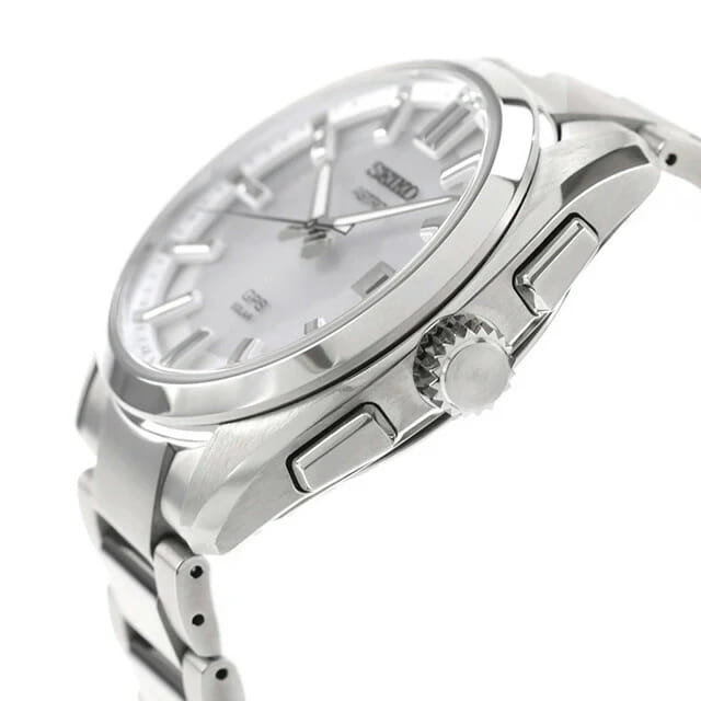 Seiko Seiko Astron Nexter Solar Radio SBXD031, astron gps япония мужские часы на браслете титановый боковой вид
