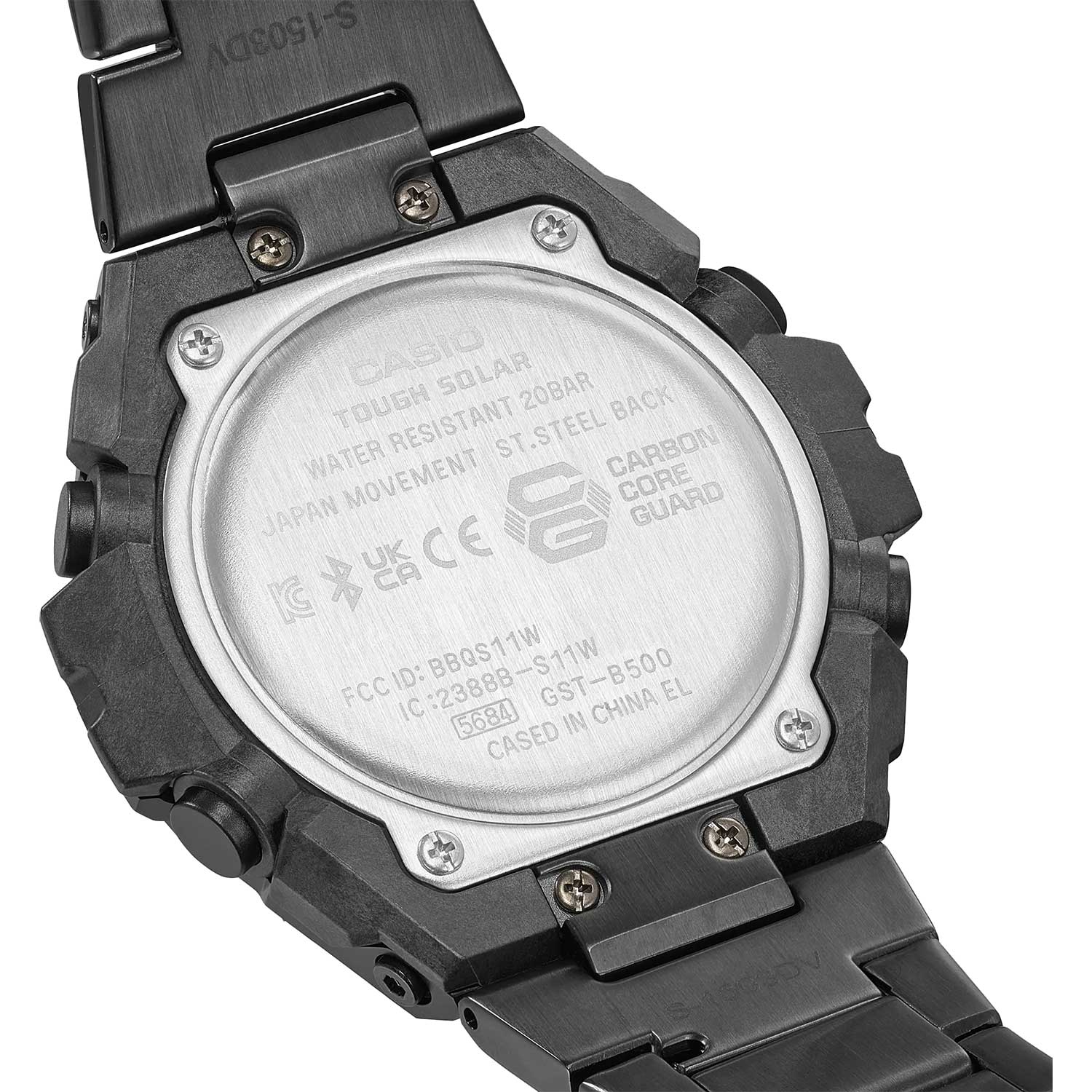Casio Casio G-Shock GST-B500BD-1A9DR (GST-B500BD-1A9) GST G-Steel - задняя крышка металл сталь пластик корпуса, япония часы