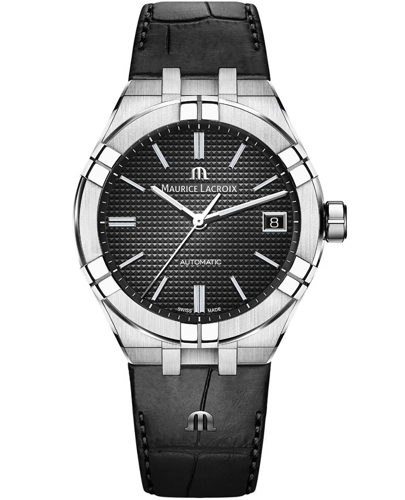 Оригинальные часы Maurice Lacroix Maurice Lacroix Aikon Automatic AI6007-SS00B-330-2 механические калибр механизма ml115 общий вид