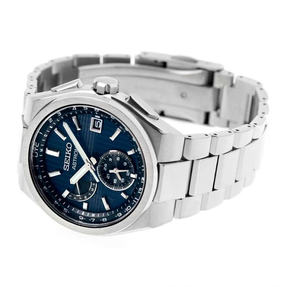 Seiko Seiko Astron Nexter Solar Radio SBXY065 , наручные мужские часы фото под углом