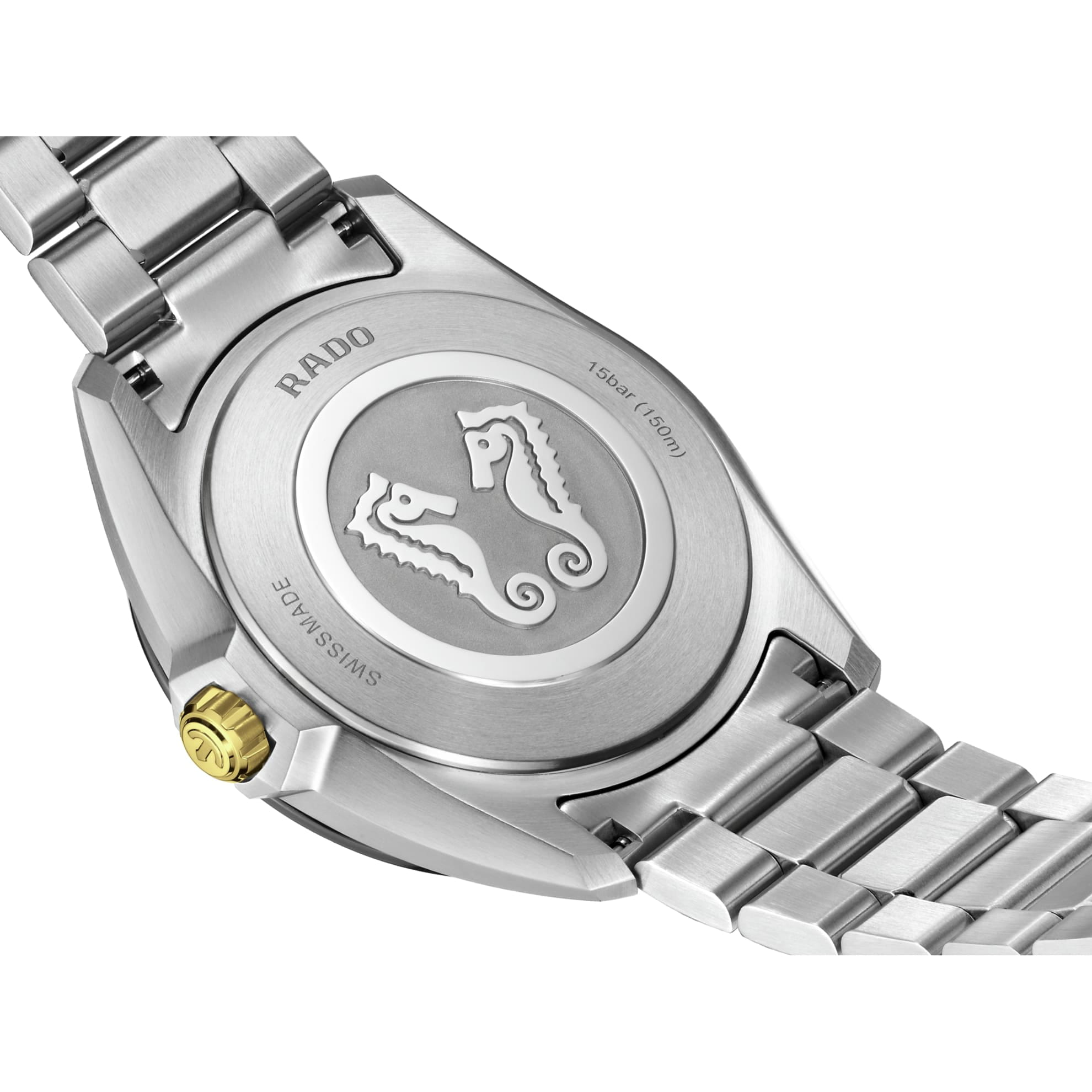 Rado Rado Hyperchrome R32280153 мужские часы черный циферблат на запястье