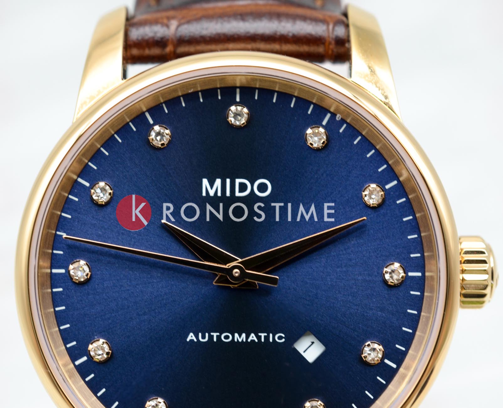 Mido Mido Baroncelli M7600.3.65.8, baroncelli швейцария женские часы на браслете кожаный боковой вид