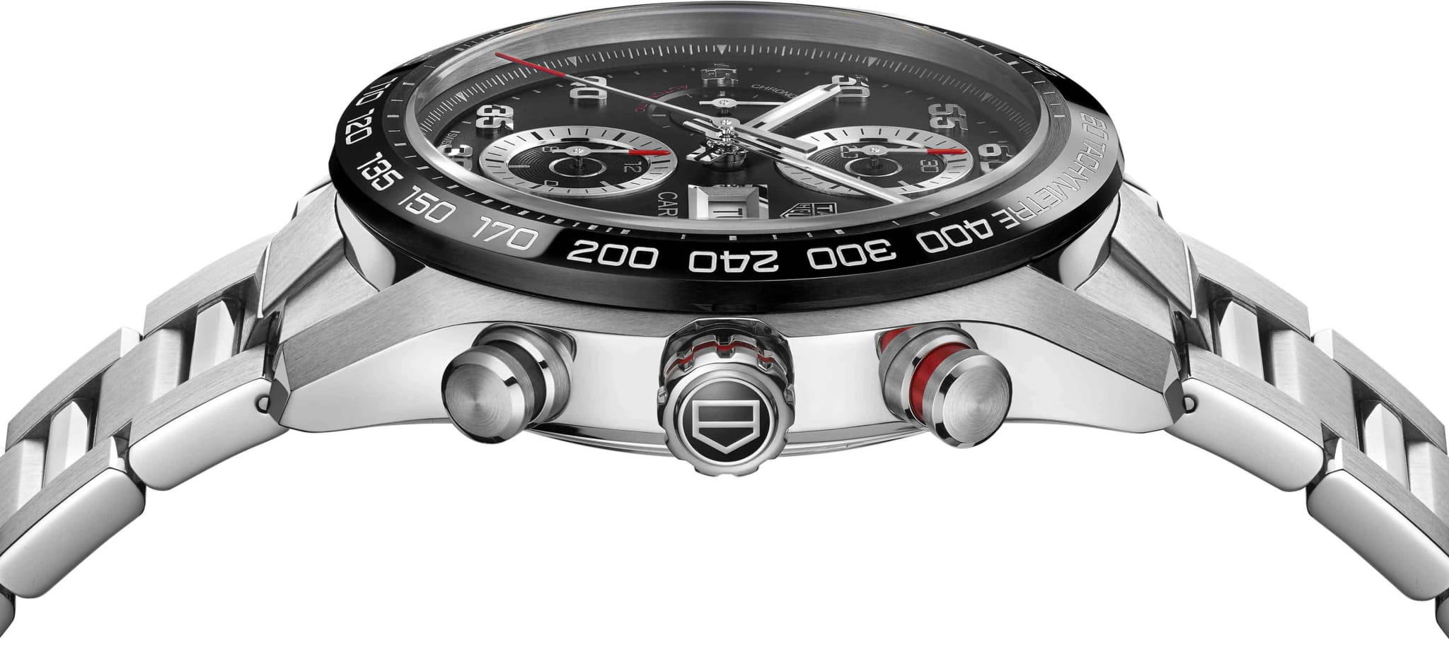 TAG Heuer TAG Heuer Carrera CBN2A1AA.BA0643 механические мужские часы часы крупный план черный циферблата