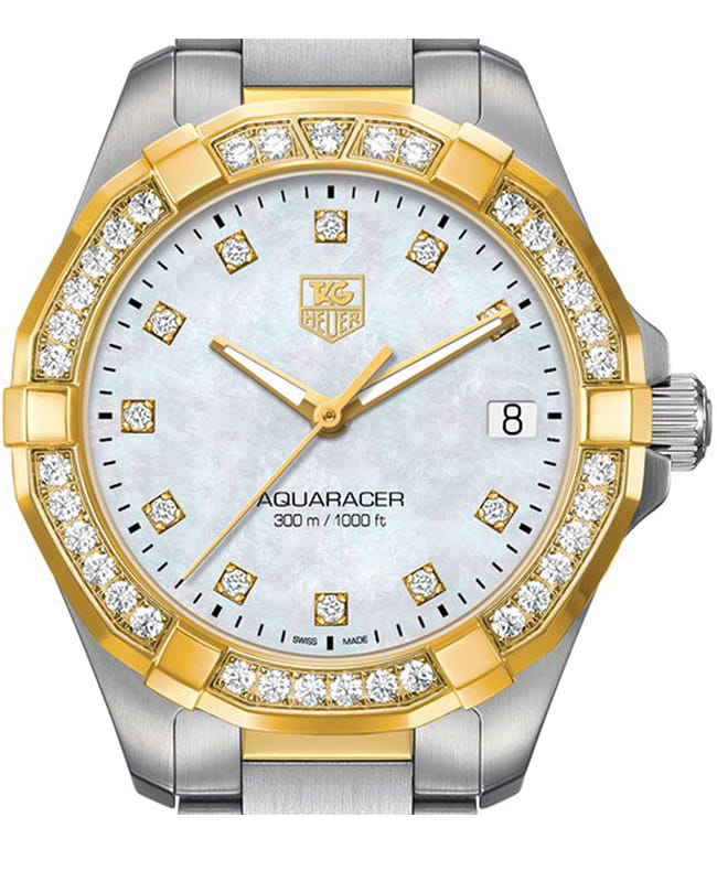 TAG Heuer TAG Heuer Aquaracer WAY1453.BD0922 , наручные женские часы фото под углом