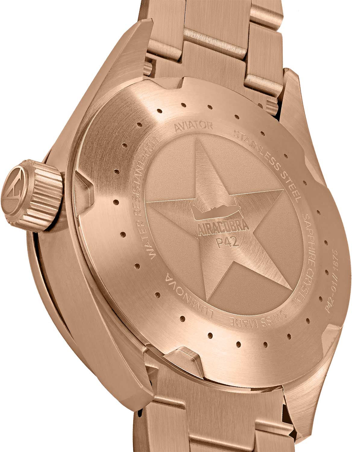 Aviator Aviator Airacobra V.1.22.2.152.5 , наручные мужские часы фото под углом