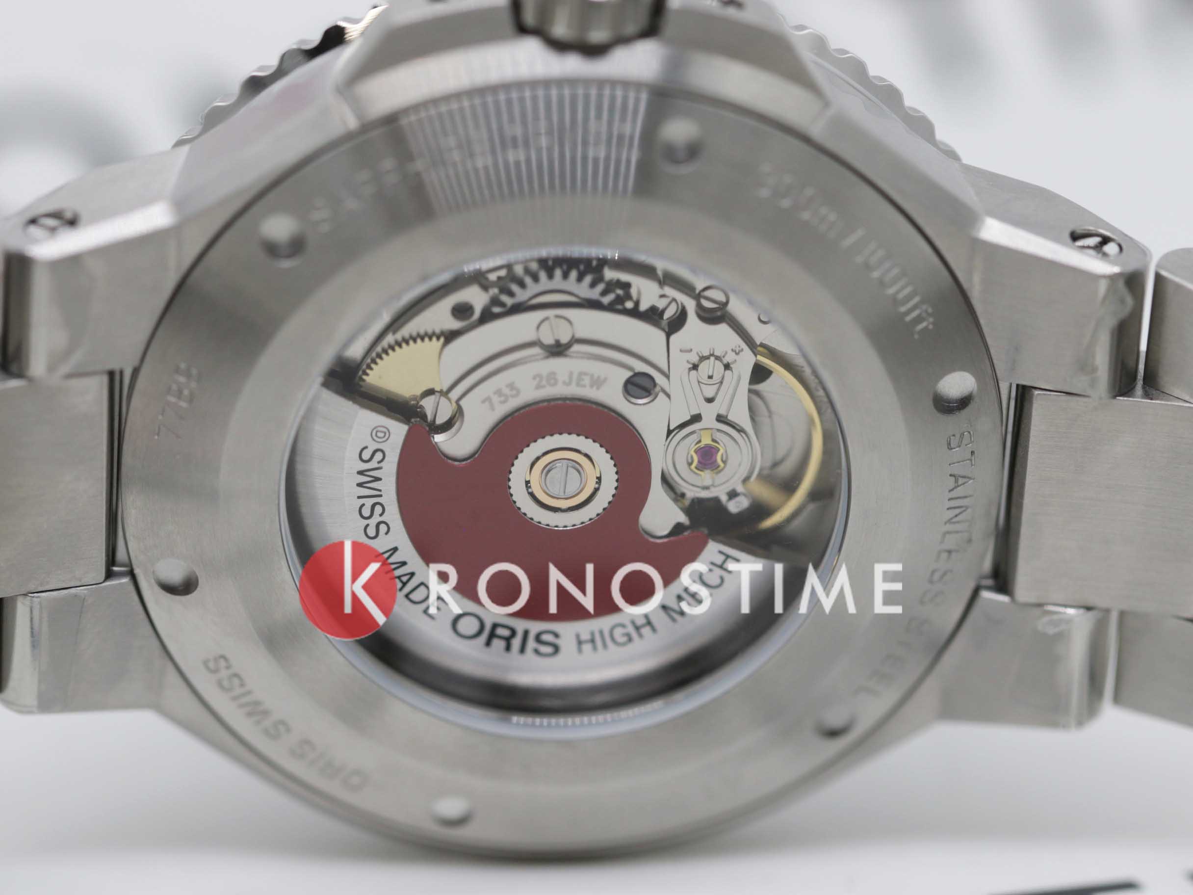 Oris Oris Aquis Date 01 733 7789 4154-07 8 23 04PEB  - задняя крышка сталь металл корпуса, швейцария часы