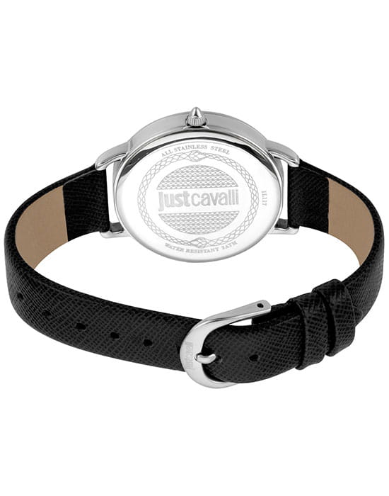 Just Cavalli Just Cavalli Logo JC1L117L0015,  италия женские часы на браслете кожаный боковой вид