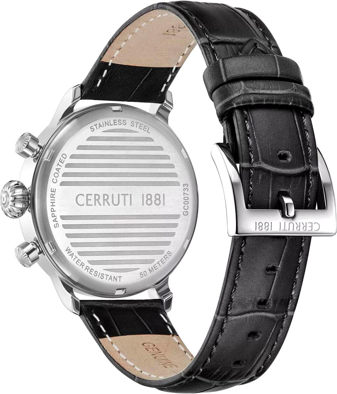 Cerruti 1881 Cerruti 1881 Dervio CIWGC0073301,  франция мужские часы на браслете кожаный боковой вид