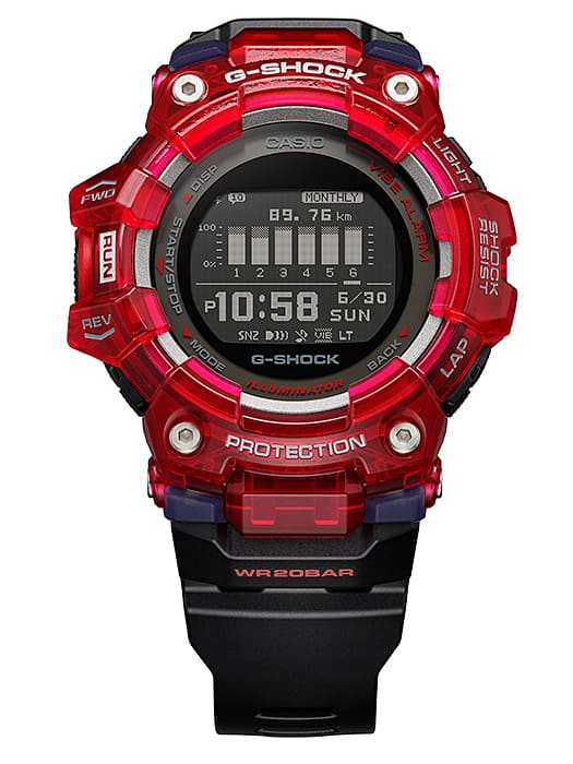 Casio Casio G-Shock GBD-100SM-4A1, g-shock япония мужские часы на браслете пластик боковой вид