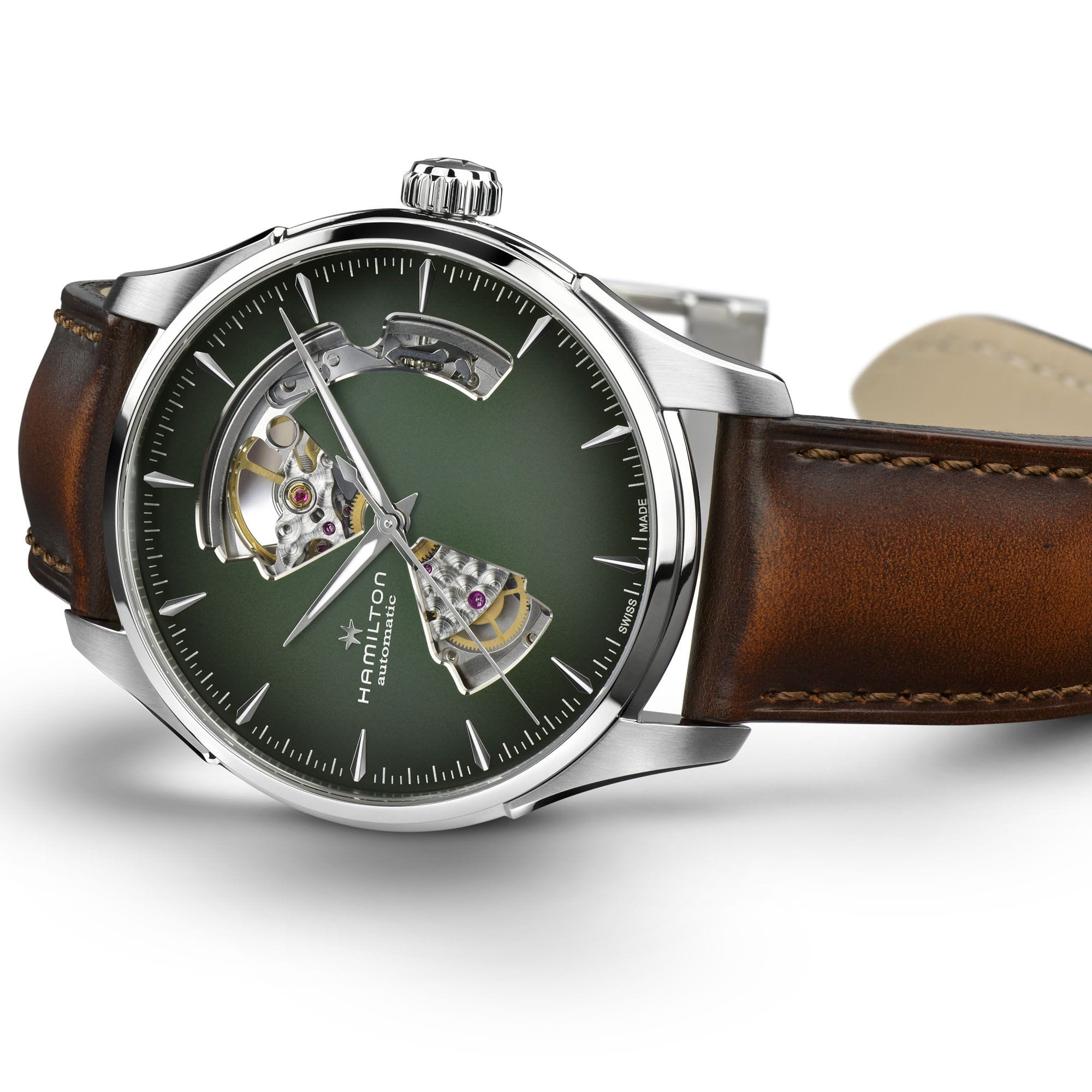 Hamilton Hamilton Jazzmaster Open Heart Auto H32675560  - задняя крышка металл сталь корпуса, швейцария часы