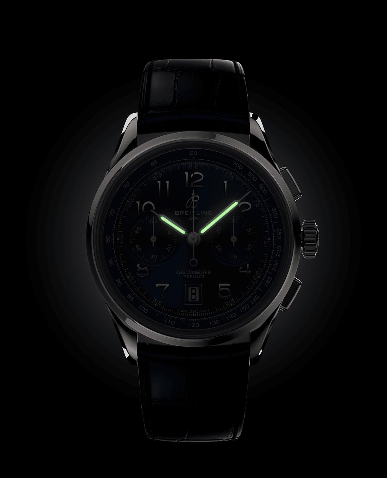 Breitling Breitling Premier B01 Chronograph 42 AB0145171C1P2 мужские часы синий циферблат на запястье