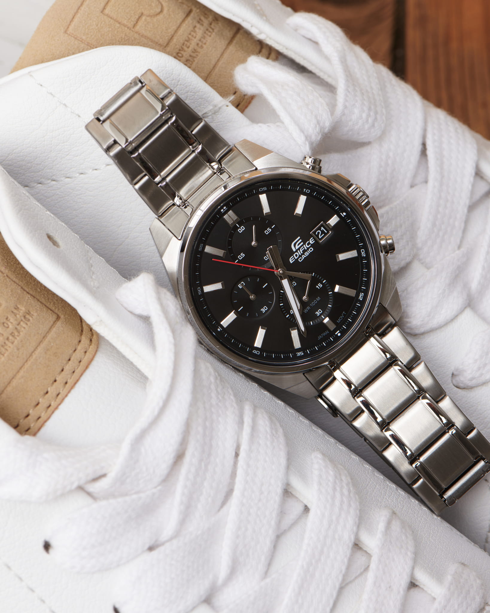 Casio Casio Edifice EFV-610D-1AVUDF (EFV-610D-1A) япония наручные мужские часы заводная головка с логотипом Casio