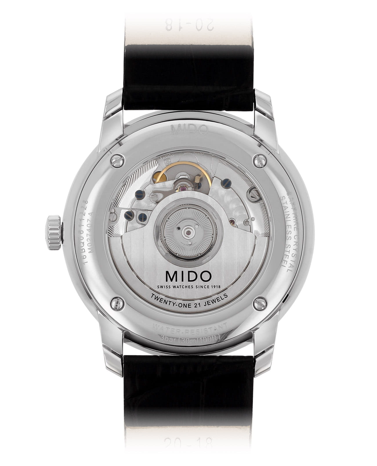 Mido Mido Baroncelli Heritage Gent M027.407.16.050.00 , наручные мужские часы фото под углом