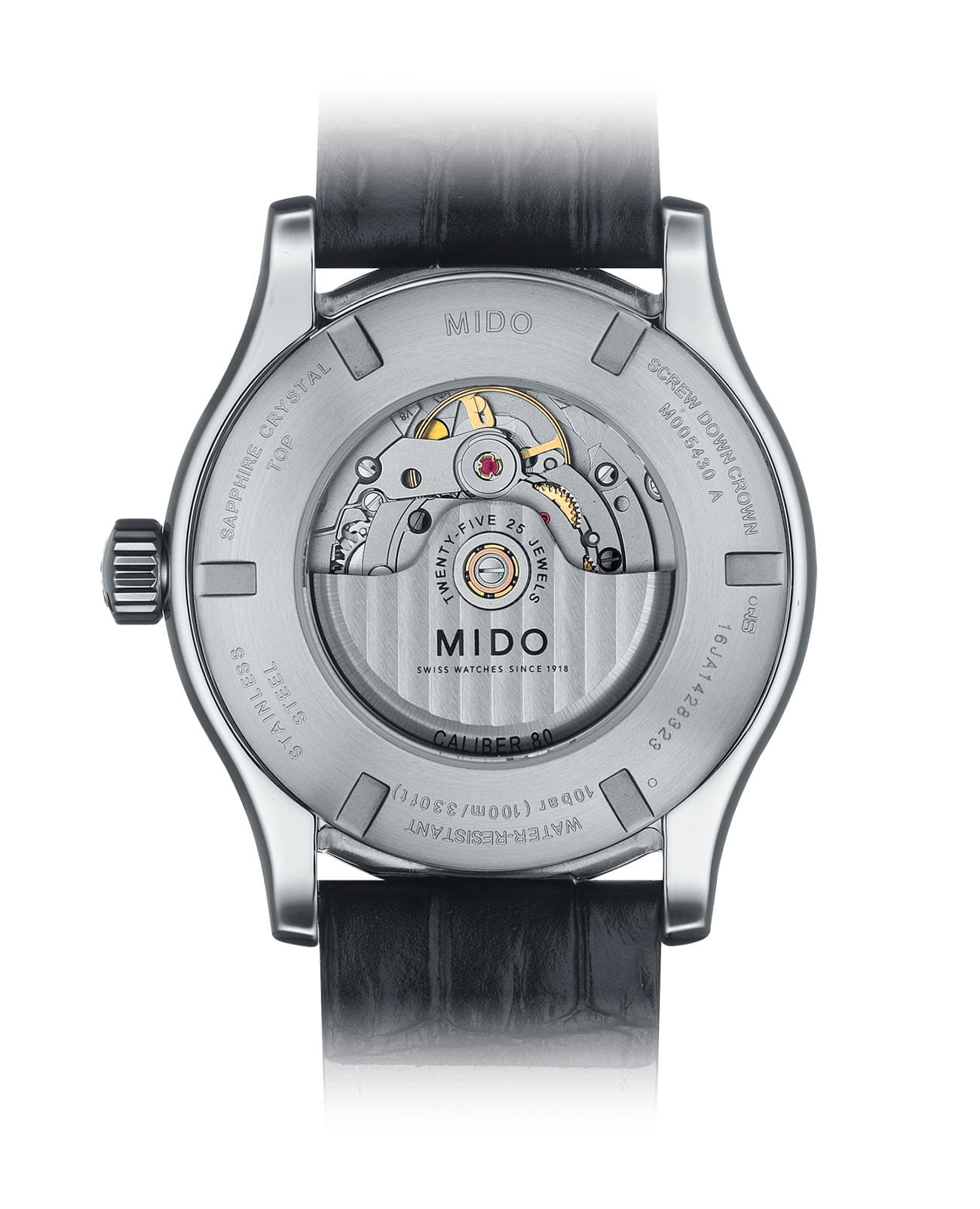 Mido Mido Multifort Gent M005.430.16.031.80 , наручные мужские часы фото под углом