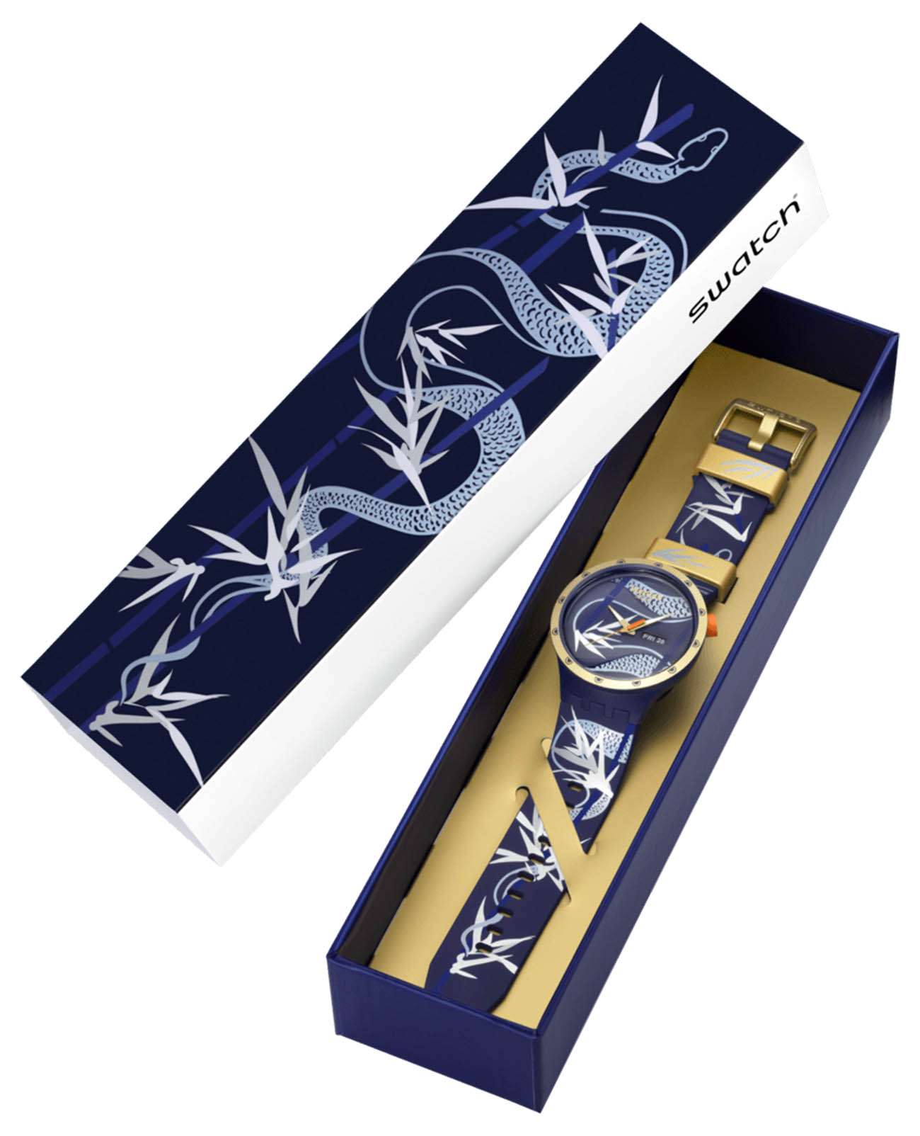 Оригинальные часы Swatch Swatch Big Bold Biosourced Standard SB05Z700 кварцевые калибр механизма  общий вид
