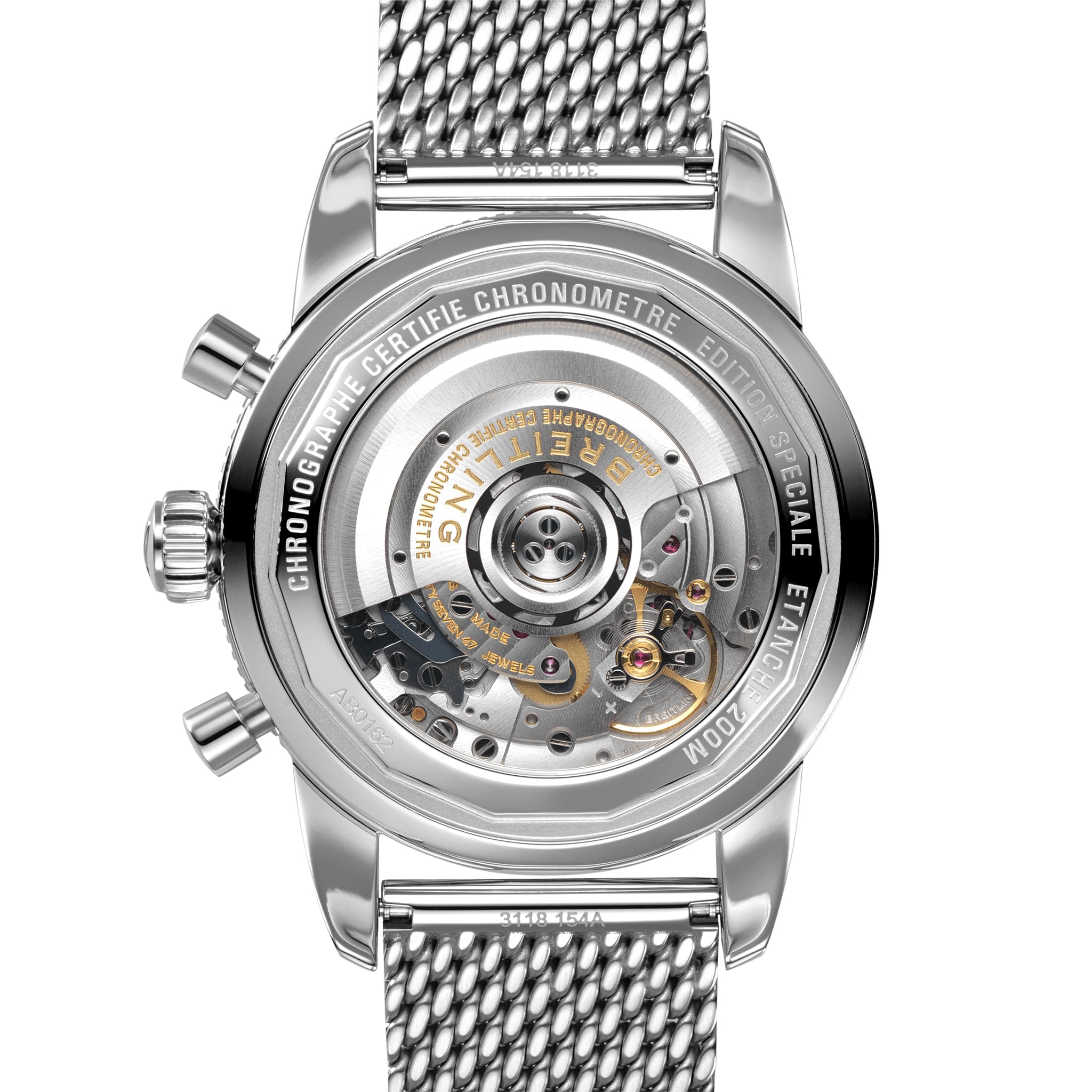 Оригинальные часы Breitling Breitling Superocean Heritage B01 Chronograph 44 AB0162161C1A1 механические калибр механизма мануфактурный механизм breitling caliber b01 общий вид