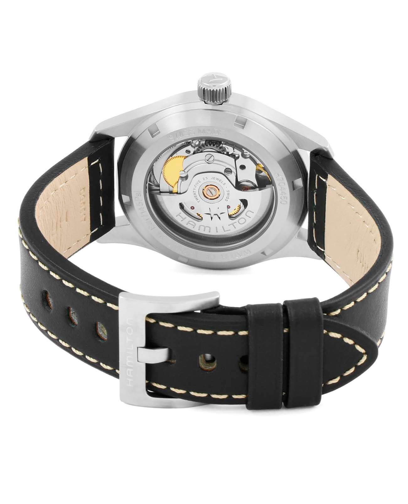 Hamilton Hamilton Khaki Field Auto H70455733 швейцария наручные мужские часы заводная головка с логотипом Hamilton