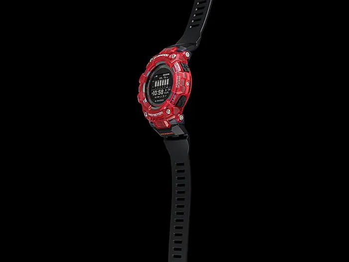 Casio Casio G-Shock GBD-100SM-4A1 электронные мужские часы часы крупный план черный циферблата
