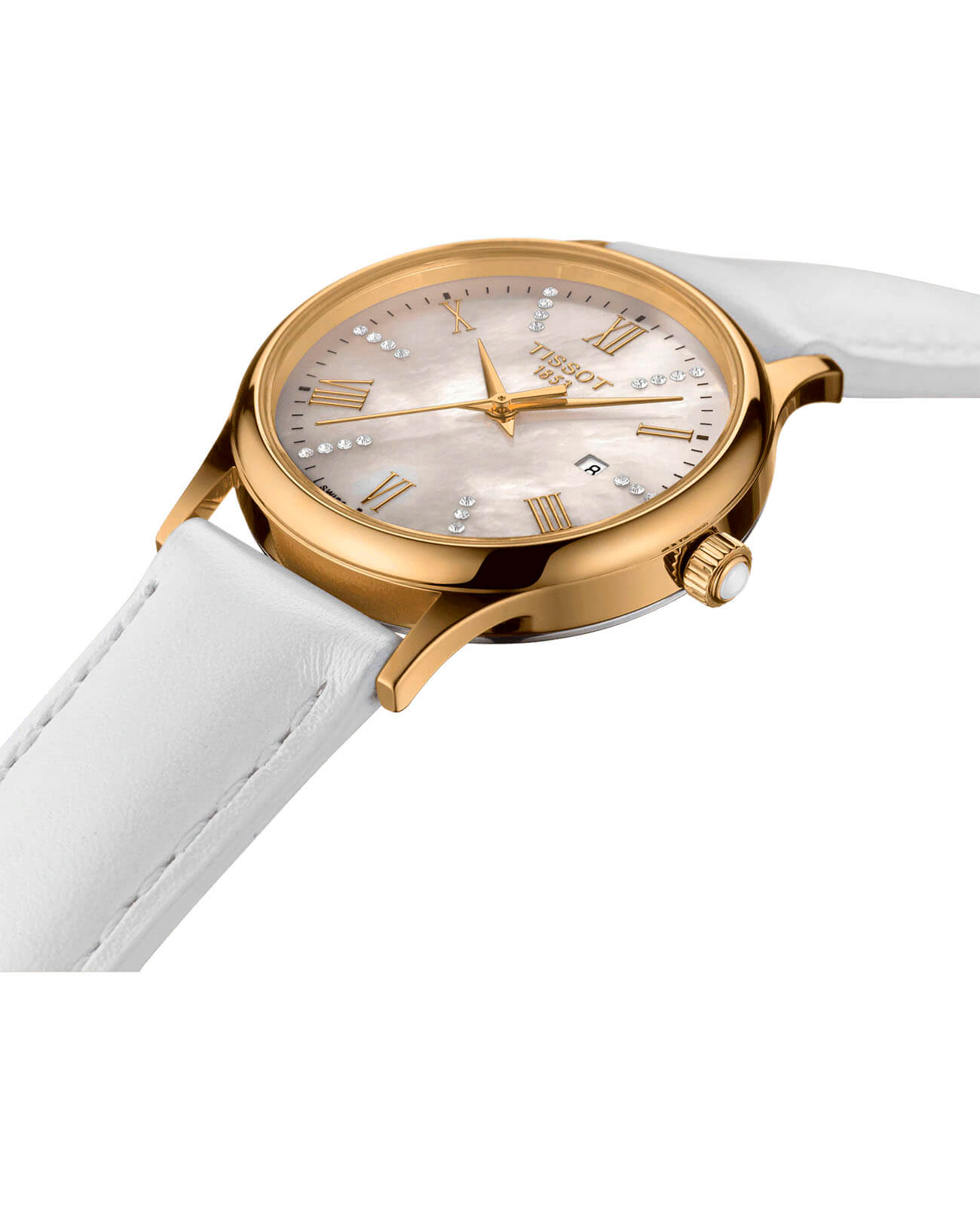 Tissot Tissot Rose Dream Lady 18K Gold T914.210.46.116.01 , наручные женские часы фото под углом
