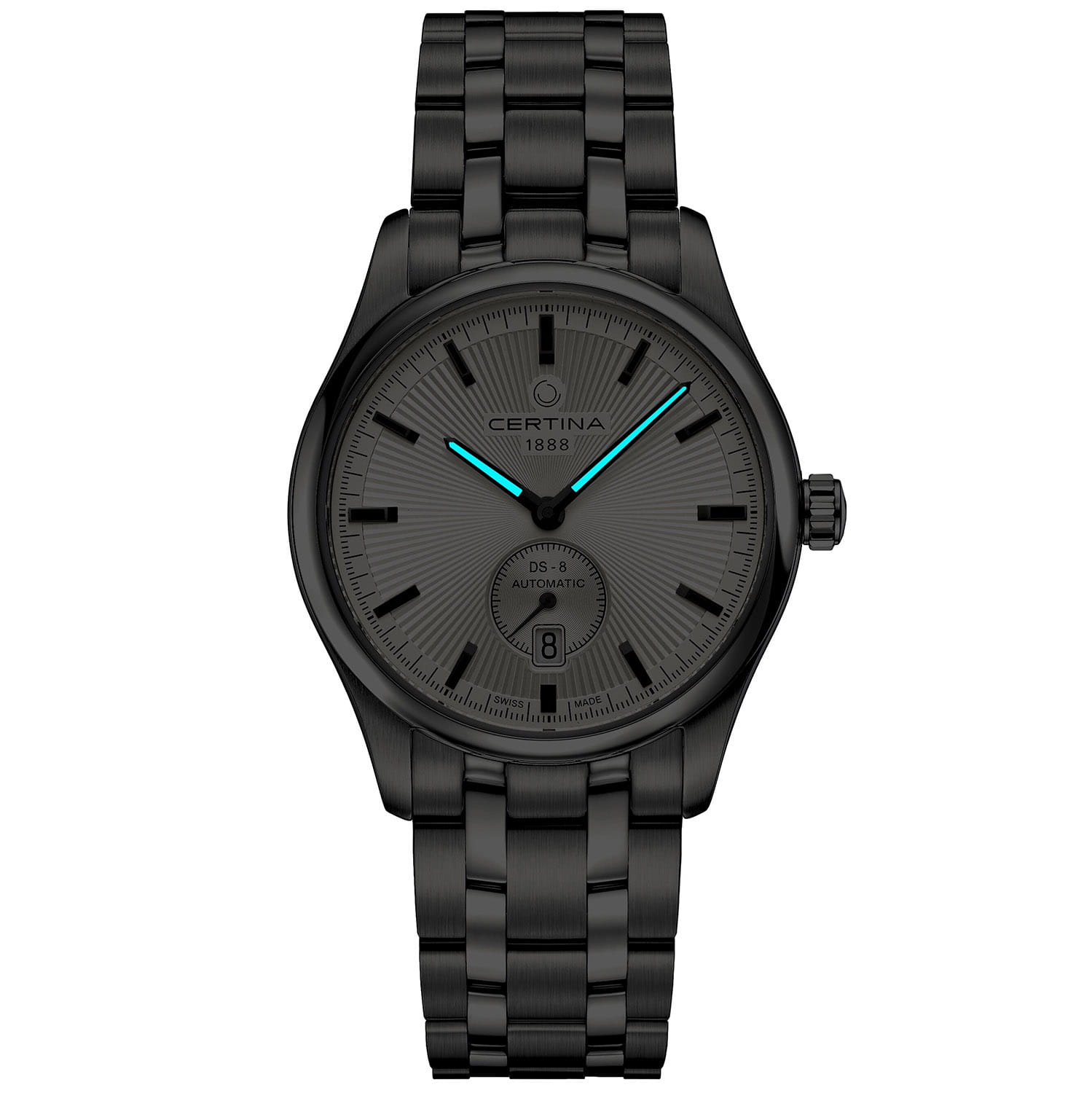 Оригинальные часы Certina Certina DS-8 C033.428.11.031.00 кварцевые калибр механизма eta 2825-2 общий вид