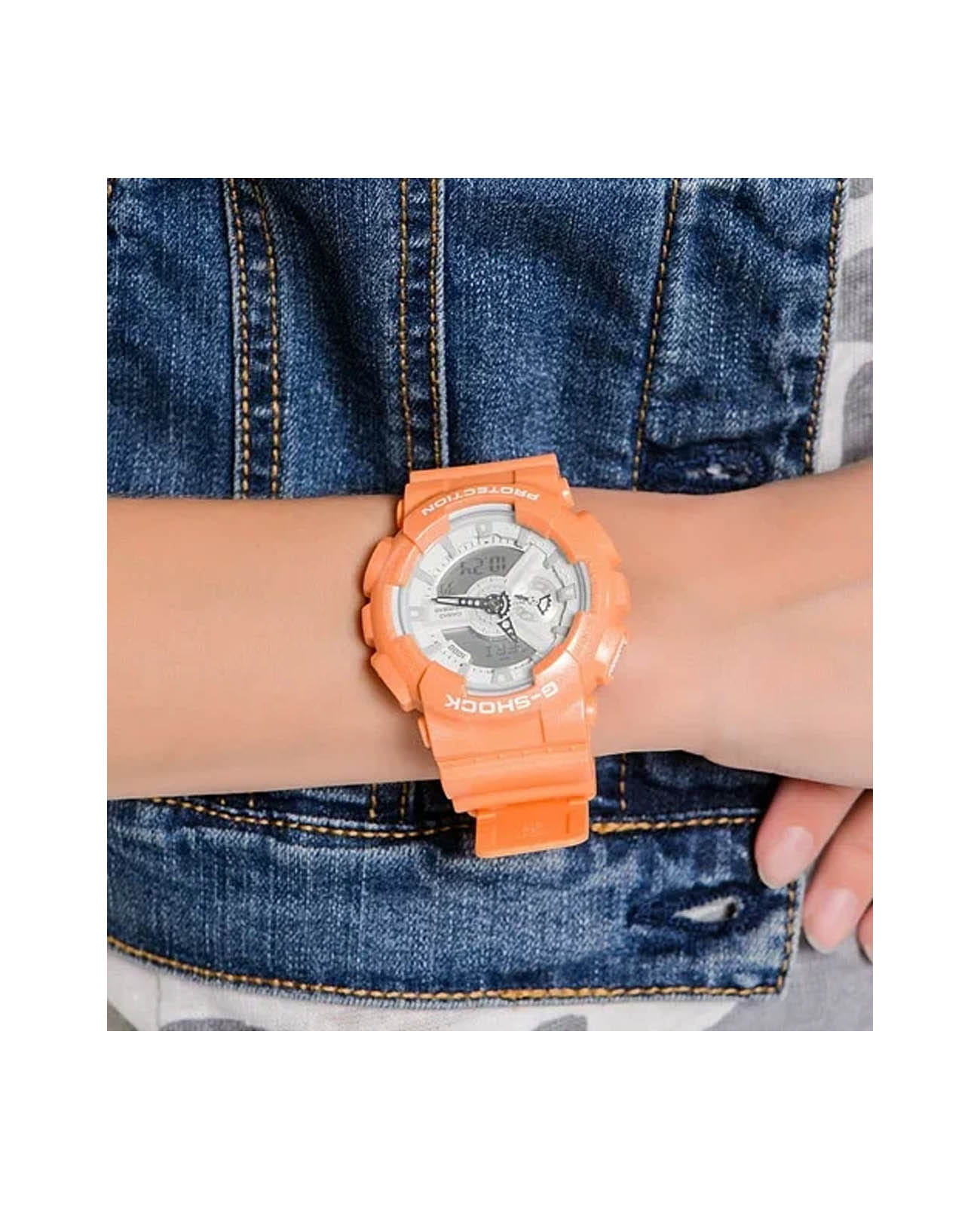 Casio Casio G-Shock GA-110SG-4A GA-110, наручные мужские часы фото под углом