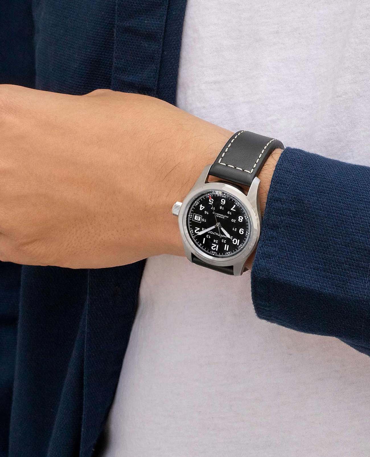 швейцария мужские часы часы Hamilton Hamilton Khaki Field Auto H70455733 в style стиле