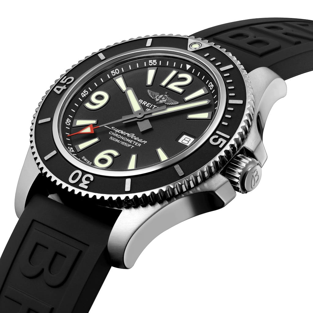 Breitling Breitling Superocean Automatic 42 A17366021B1S1 , наручные мужские часы фото под углом