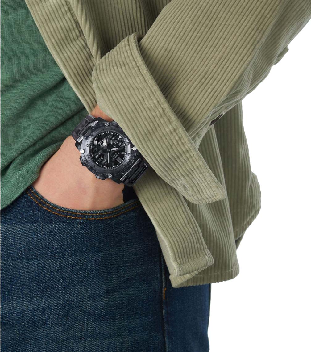 Casio Casio G-Shock GA-2000SKE-8A GA-2000, наручные мужские часы фото под углом