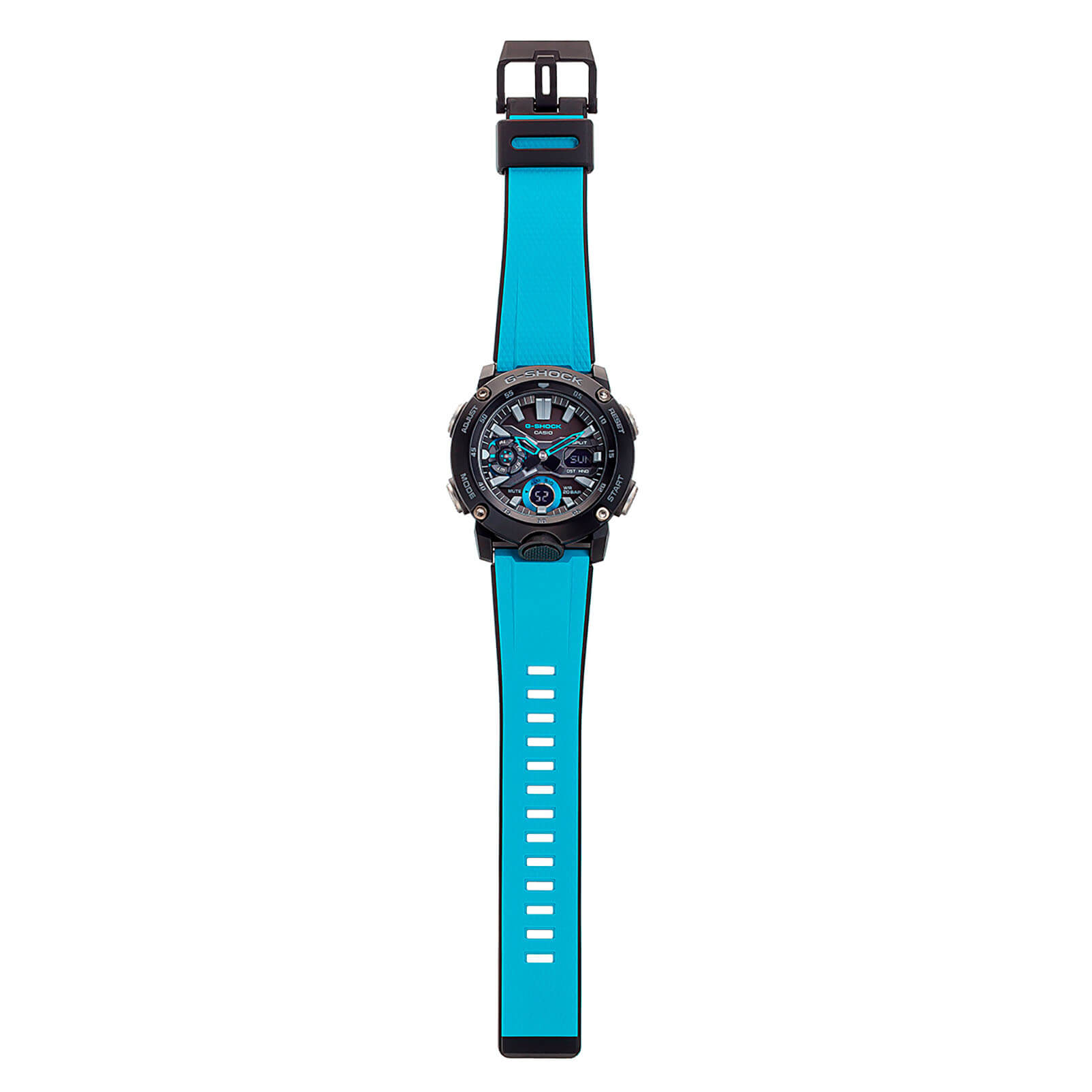 Casio Casio G-Shock GA-2000-1A2DR (GA-2000-1A2) электронные часы с аксессуарами мужские часы модель GA-2000-1A2