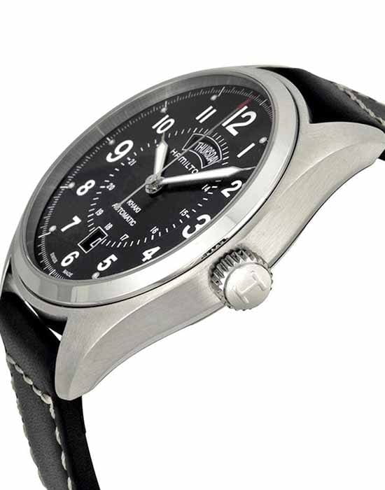 Hamilton Hamilton Khaki Field Auto H70505733, khaki field швейцария мужские часы на браслете кожаный боковой вид