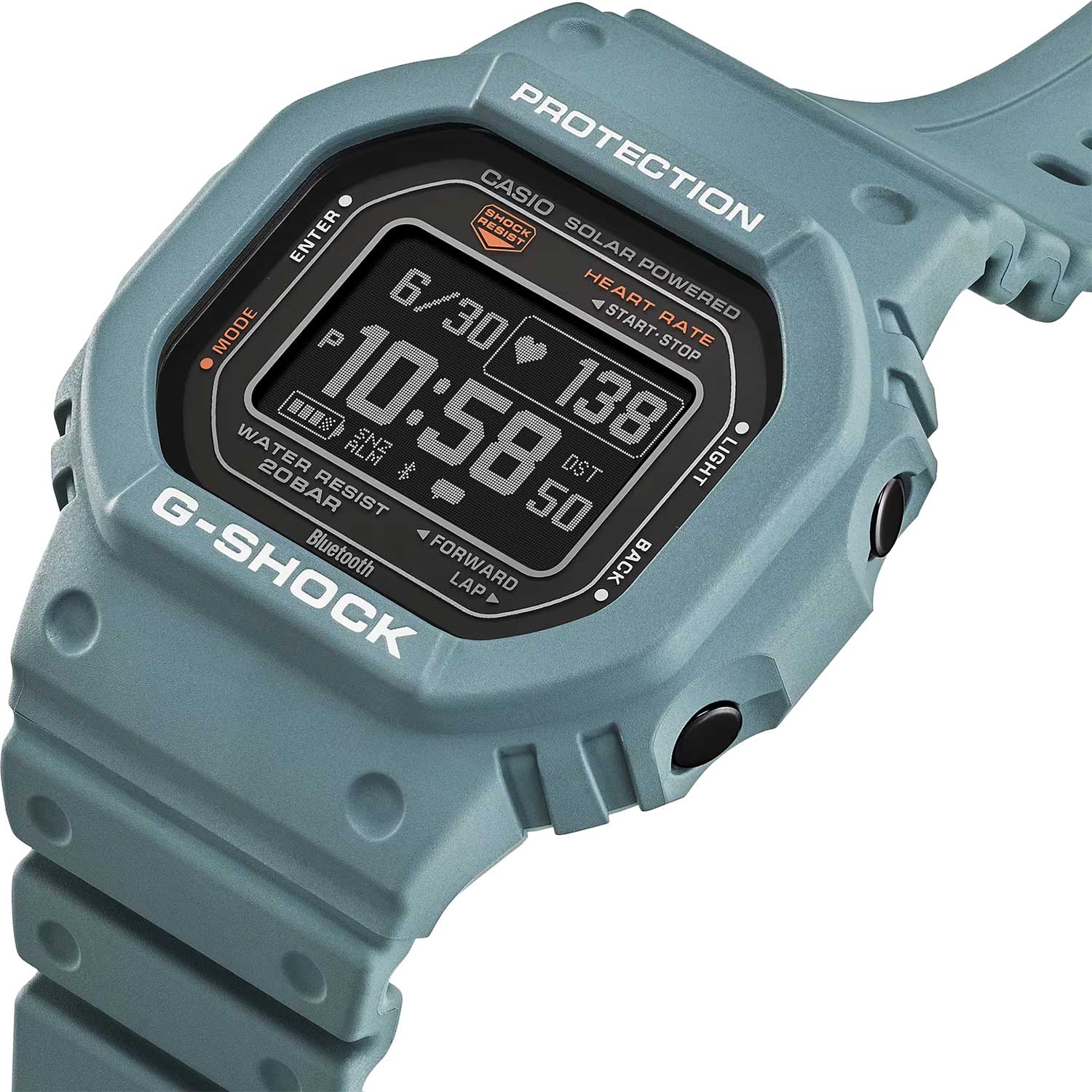 Casio Casio G-Shock DW-H5600-2 мужские часы  циферблат на запястье