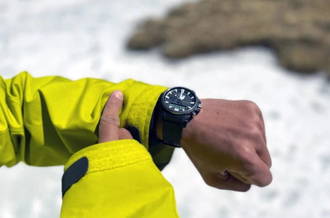 Оригинальные часы Casio Casio Pro Trek PRW-61-1A кварцевые калибр механизма  общий вид