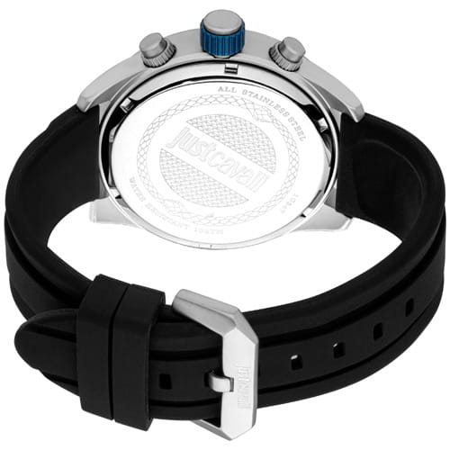 Just Cavalli Just Cavalli Cavaliere JC1G347P0025,  италия мужские часы на браслете силикон боковой вид