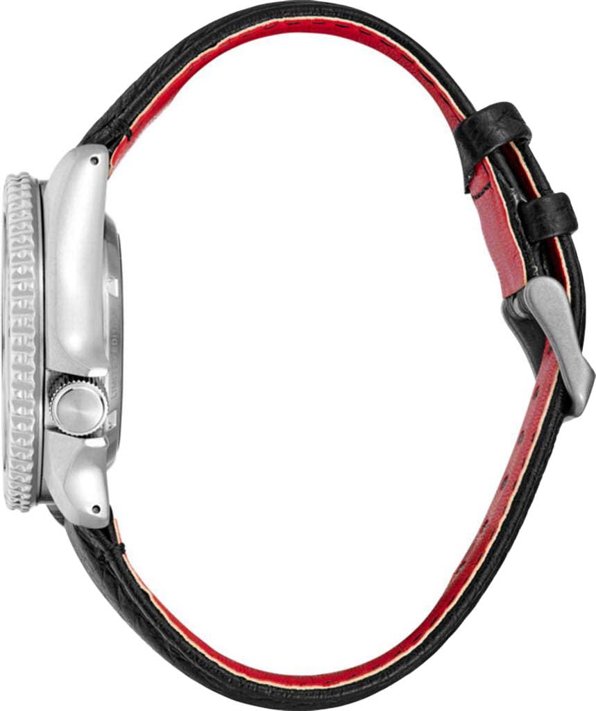 Seiko Seiko Prospex SRPJ91K1, prospex япония мужские часы на браслете кожаный боковой вид