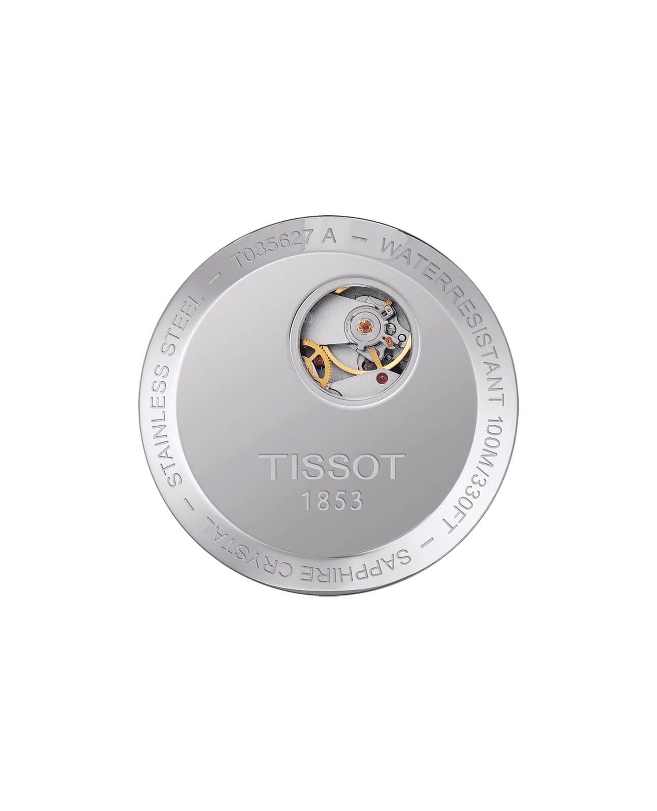 Tissot T0356271603100 мужские часы застежка крупным планом