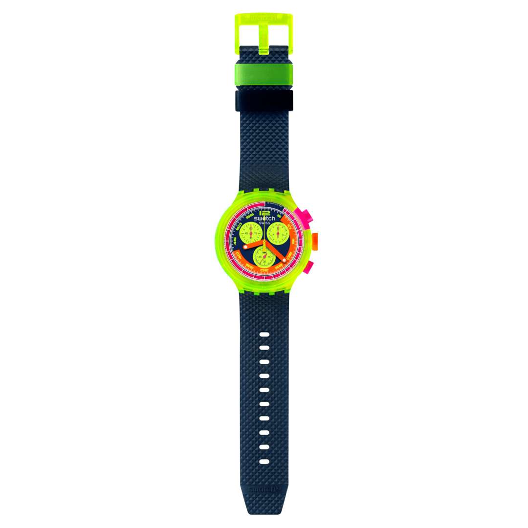 Swatch Swatch Big Bold Chrono Biosourced SB06J100, big bold швейцария мужские часы на браслете биоматериал боковой вид