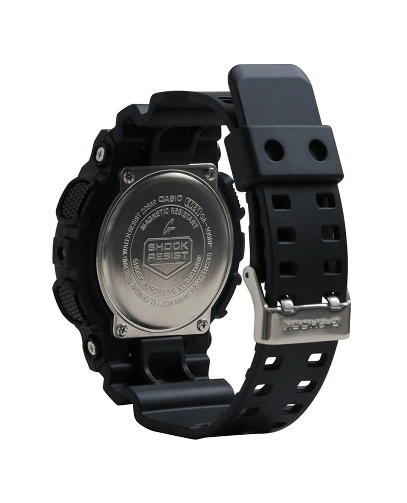 Casio Casio G-Shock GA-100BP-1A, g-shock япония мужские часы на браслете пластик боковой вид