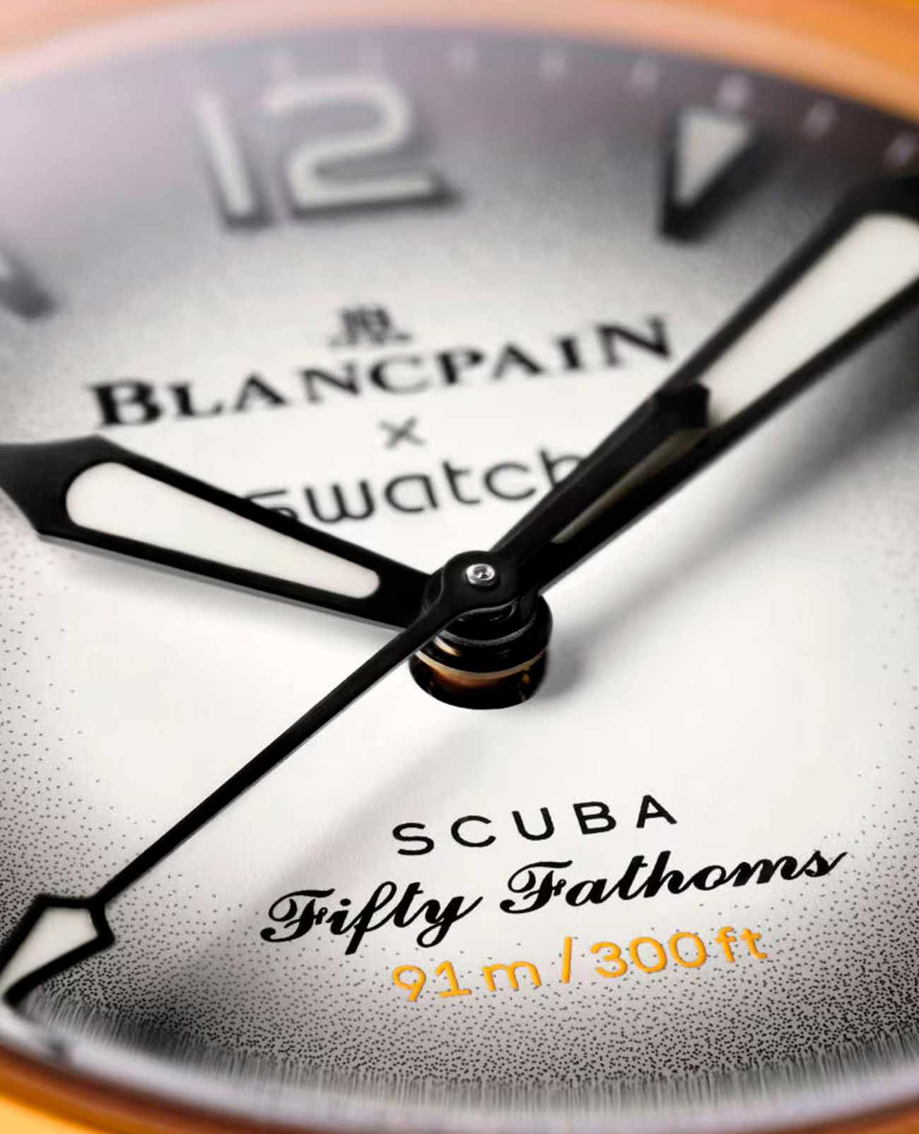 Оригинальные часы Swatch Swatch x Blancpain Pacific Ocean SO35P100C механические калибр механизма sistem51 общий вид
